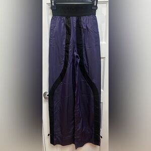 Puma Pronounce High Waisted Athletic Pants Relaxed Fit Size XXS Purple